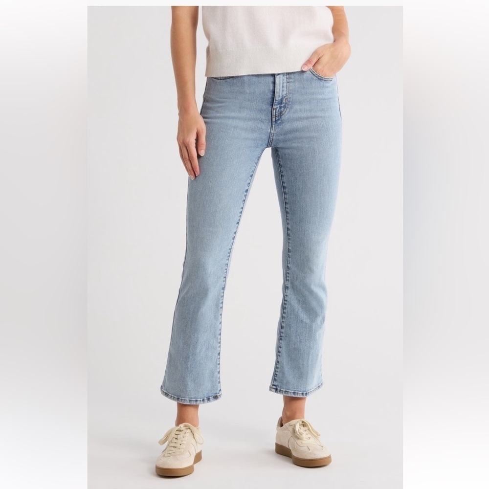 Frame Denim Le Crop Mini Bootcut Jeans Adagio Color